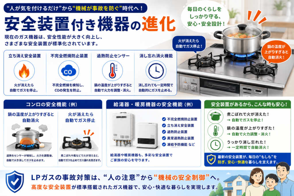 安全装置付き機器の進化